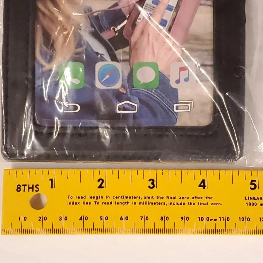 Save The Girls Touch Screen Smart Phone Purse Fresh Twist RFID Protected Black‎